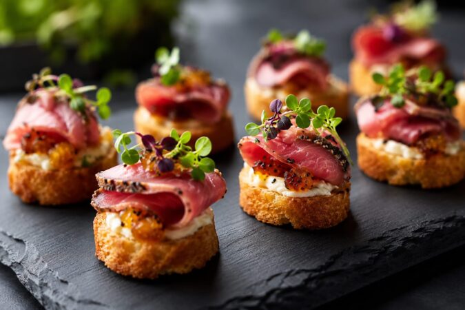 two-bite canapé